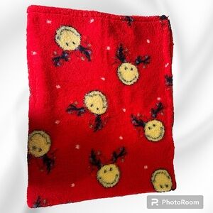 50X60” smiley Throw